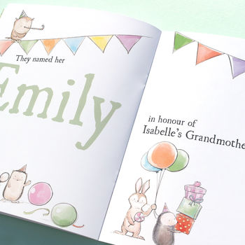 Personalised New Baby Story Book, 8 of 12