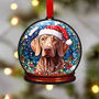 Weimaraner Dog Tree Decoration, thumbnail 2 of 2