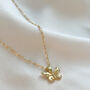 18 K Gold Plated Butterfly Necklace, thumbnail 1 of 3