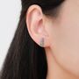 Grape Hyacinth Sterling Silver Stud Earrings, thumbnail 6 of 11