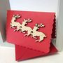Reindeer Christmas Card And Decoration, thumbnail 4 of 5