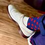 Mayfair Scarlet Luxury Crew And Trainer Men’s Socks, thumbnail 3 of 6