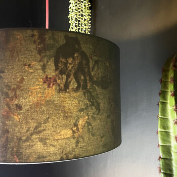 Lithium Deadly Night Shade Lampshade In Slate, 3 of 10