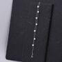 Sterling Silver Pearl Minimalist Charm Layer Bracelet, thumbnail 2 of 12