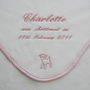 Personalised Embroidered Christening Blanket, thumbnail 3 of 3