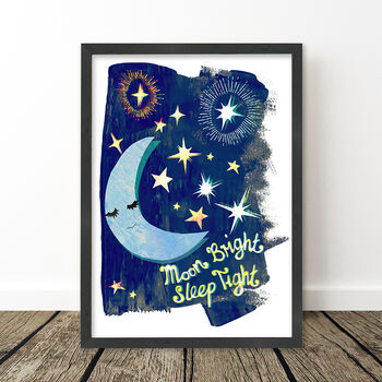 Sun And Moon Print Set Of Two, 7 of 12