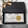 Scratch Card Surprise Staycation Personalised Gift Voucher Golden Ticket, thumbnail 1 of 11