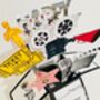 Film Fan Themed 3D Birthday Card, thumbnail 5 of 8