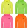 Personalised Children Adult Bold Neon Hoodie, thumbnail 5 of 7