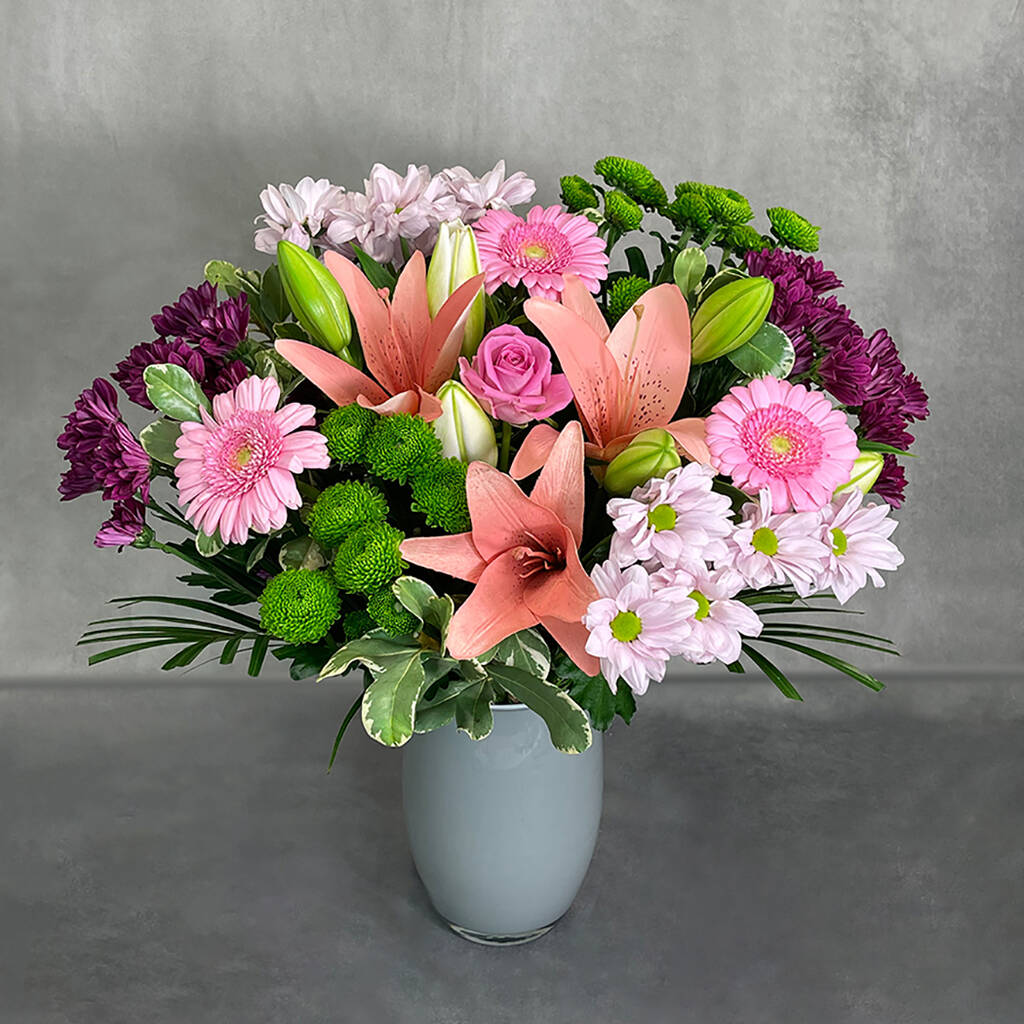 Pink Simplicity Bouquet Of Fresh Flowers