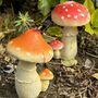 Set Of Four Mushroom Garden Decorations, thumbnail 2 of 8