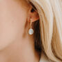 Jalan Mother Of Pearl Hoop Earrings, thumbnail 1 of 4
