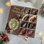 Chocolate Reindeer, Christmas Wreath Personalised Gift, thumbnail 3 of 9