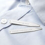 Personalised Secret Message Collar Stiffeners, thumbnail 2 of 5