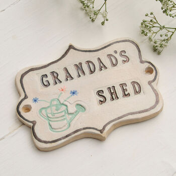 Grandad's Ceramic Shed Sign, 7 of 11