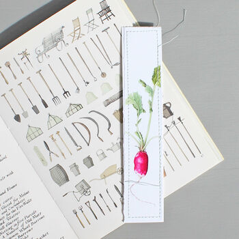 Botanical Bookmarks With Vegetable Illustrations, 4 of 6