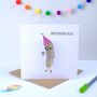 Happy Birthday Pickle Greeting Card, thumbnail 1 of 2