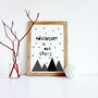 Adventure Is Out There, Kids Nursery Print, thumbnail 3 of 4