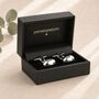 Personalised Rugby Ball Cufflinks, thumbnail 5 of 7