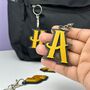 Wizard Inspired Initial Keyring, thumbnail 1 of 3