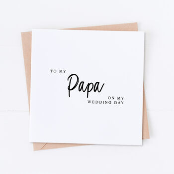 Grandpa Wedding Bridal Card, 3 of 4