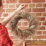 Dried Pampas Grass Wreath, thumbnail 6 of 7