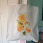 Daffodil Narcissus Print Cotton Tote Bag, thumbnail 6 of 6