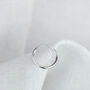Sterling Silver 24 Ga Segment Hoop Nose Ring 12mm, thumbnail 2 of 4