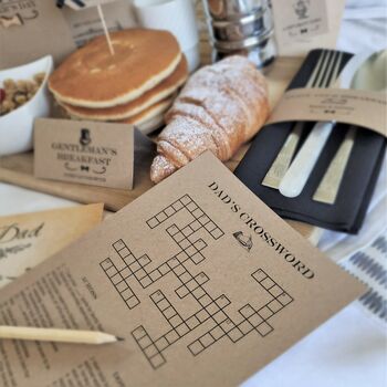 Personalised Father's Day Breakfast In Bed Kit, 5 of 12