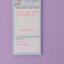 Colourful Daily Slim Dl To Do List Note Pad | | Stop Procrastination, thumbnail 6 of 6
