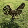 Rusty Rooster Garden Ornament, thumbnail 2 of 2