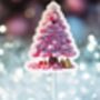 Christmas Cake, Cotton Candy Floss Cake. Festive Celebration, thumbnail 4 of 9