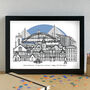 Widnes Skyline Art Print Unframed, thumbnail 2 of 6