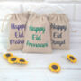 Personalised Eid Mubarak Canvas Gift Bags, thumbnail 2 of 5
