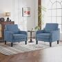 Navy Armchair Living Room Comfortable Lounge Chair, thumbnail 2 of 5