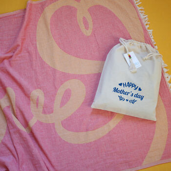Personalised Towel, Throw, Cotton Anniversary Gift, 6 of 12