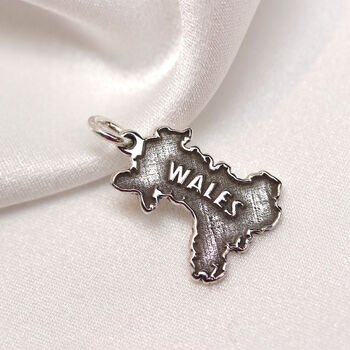 Personalised Sterling Silver Any Country Map Charm, 7 of 12