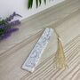 Grey Marbled Bookmark And Page Holder Giftset, thumbnail 4 of 8