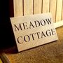 Personalised Oak Wall Hanging House Sign, thumbnail 1 of 4