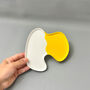 Two Tone Yellow And White Jewellery And Trinket Tray, thumbnail 11 of 11