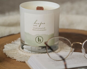 'Hope' A Floral, Resinous Scented Candle, 3 of 5