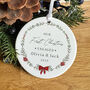 Personalised Our First Christmas Engaged Gift Ornament, thumbnail 6 of 7