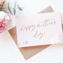 Mother's Day Gold Foil And Floral Card, thumbnail 1 of 2