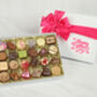 Luxury Mother’s Day 24 Chocolate Selection. White Box And Cerise Ribbon, thumbnail 1 of 2
