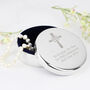 Personalised Silver Cross Trinket Box, thumbnail 1 of 4