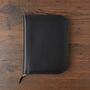 Debonaire Noir Leather Zip Case Planner Diary Journal, thumbnail 2 of 7