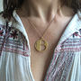 Personalised Large Deco Initial Letter Pendant Necklace, thumbnail 9 of 9