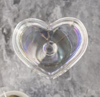 Pair Of Personalised Heart Champagne Glasses, 4 of 4