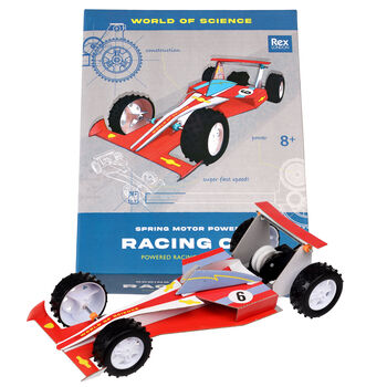 Make Your Own Spring Motor Powered Racing Car, 5 of 10