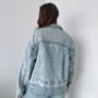 Bride Pearl Denim Jacket, thumbnail 2 of 5